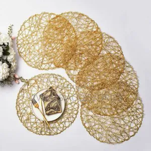 Gold Woven Table Mat Per Doz(12pcs)