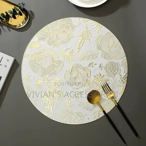 Flower Design Table Mat Per Doz(12pcs)