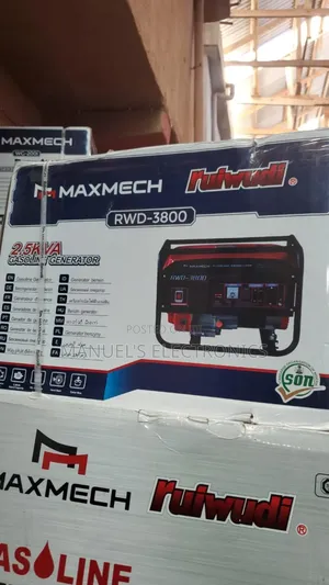 Maxmech 3.0kva Petrol Generator 100% Copper Coil