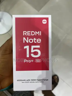 New Xiaomi Redmi Note 15 Pro+ 256 GB Black