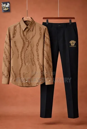 High Quality Luxury Men's Combo Outfit Versace Well Banded Package