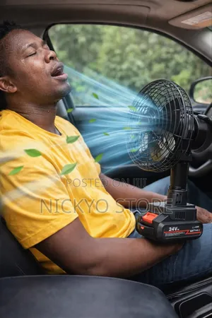 Double Batteries Lithium Electric Fan