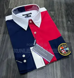 Original Tommy Hilfiger Long Sleeve Shirt For Men