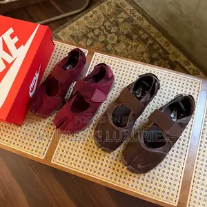 Original Nike Air Rift In Red Sepia Maroon & Brown Sneakers