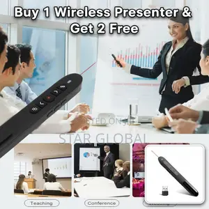 Always Have a Backup: Buy 1 Wireless Presenter We’Ll Gift You 2 More