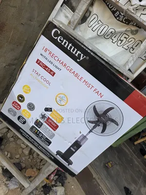 18"Century Rechargeable Standing Mist Fan