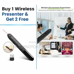 One for You, Two for the Team: Buy 1 Get 2 Free Wireless Presenter Now