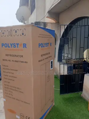 Polyster Inverter Powered Side-by-Side Fridge