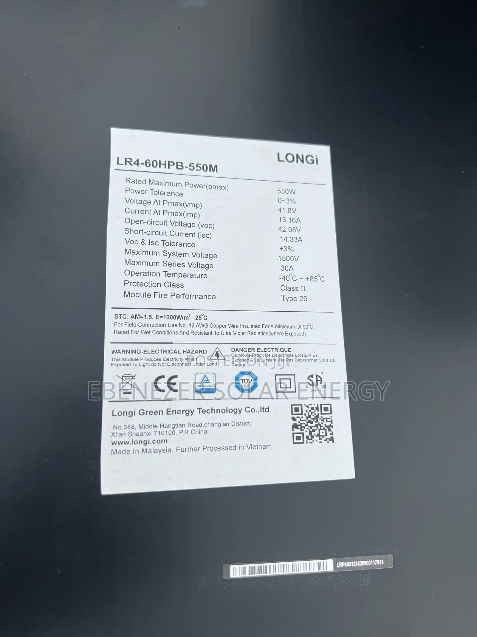 550w Longi
