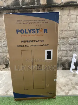 Polystar Side-by-Side Refrigerator – Large Capacity