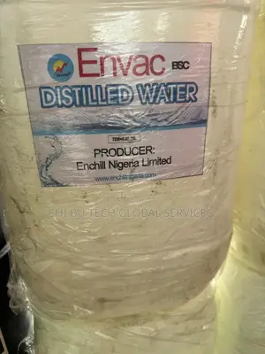 25 Liters of Envac BSC Distilled Water