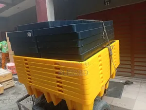 Oil Drums Spill Containment Pallet With Drain 4drums