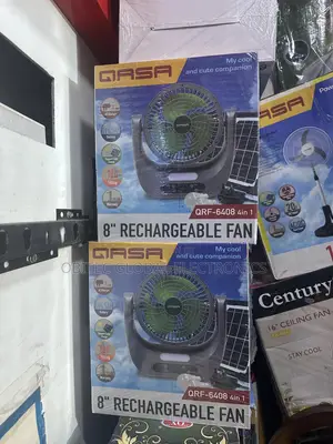 Qasa 8inches Recheable With Panel Bulb