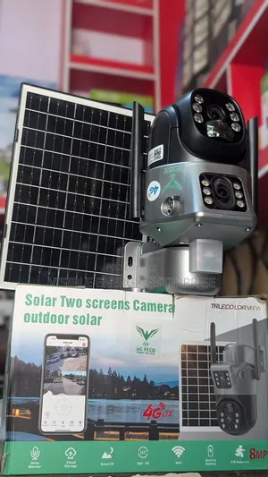 V380 Solar Security Camera (Double Lens)