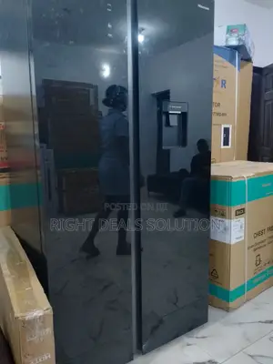 Hisense Black Side-by-Side Inverter Refrigerator