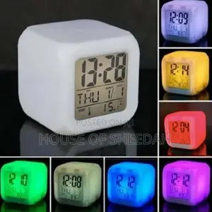 Creative GFT Alarm/Led Color Changing Luminous Digital Alarm Clock