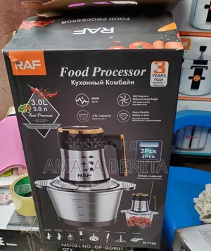 Raf Yam Pounder And Food Processor 3ltrs