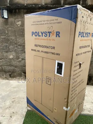 Polystar Side by Side Fridge | Excellent Condition