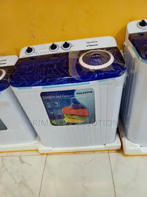 Polystar 9kg Twin Tub Manual Washing Machine With Spin Dryer