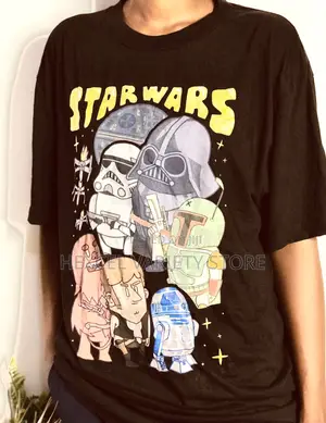 Black Graphic T-Shirt – Comfortable Casual Wear