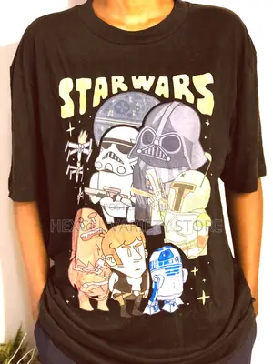 Black Graphic T-Shirt – Comfortable Casual Wear
