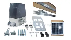 Bg 1000kg Dc Sliding Gate Motor + Solar Panel + Gear Rack