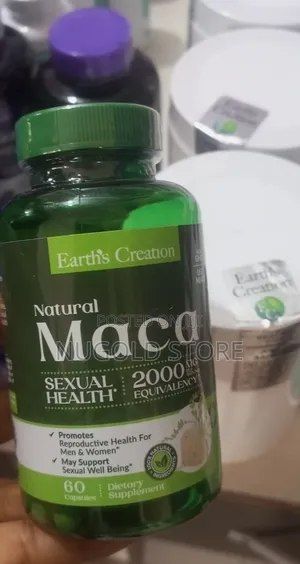 Earth Creation Natural Maca 2000mg *60 Capsules