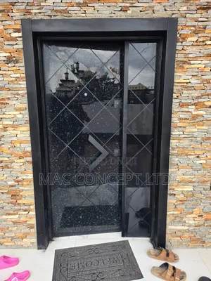 Turkey Door With Glass Design