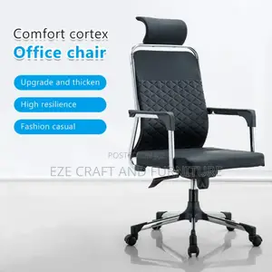 Full Leather Highback Ergonomic Chair