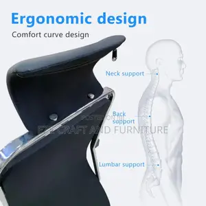 Full Leather Highback Ergonomic Chair
