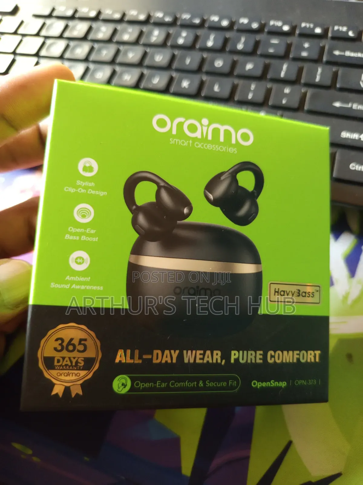 Oraimo Open Snap - Black