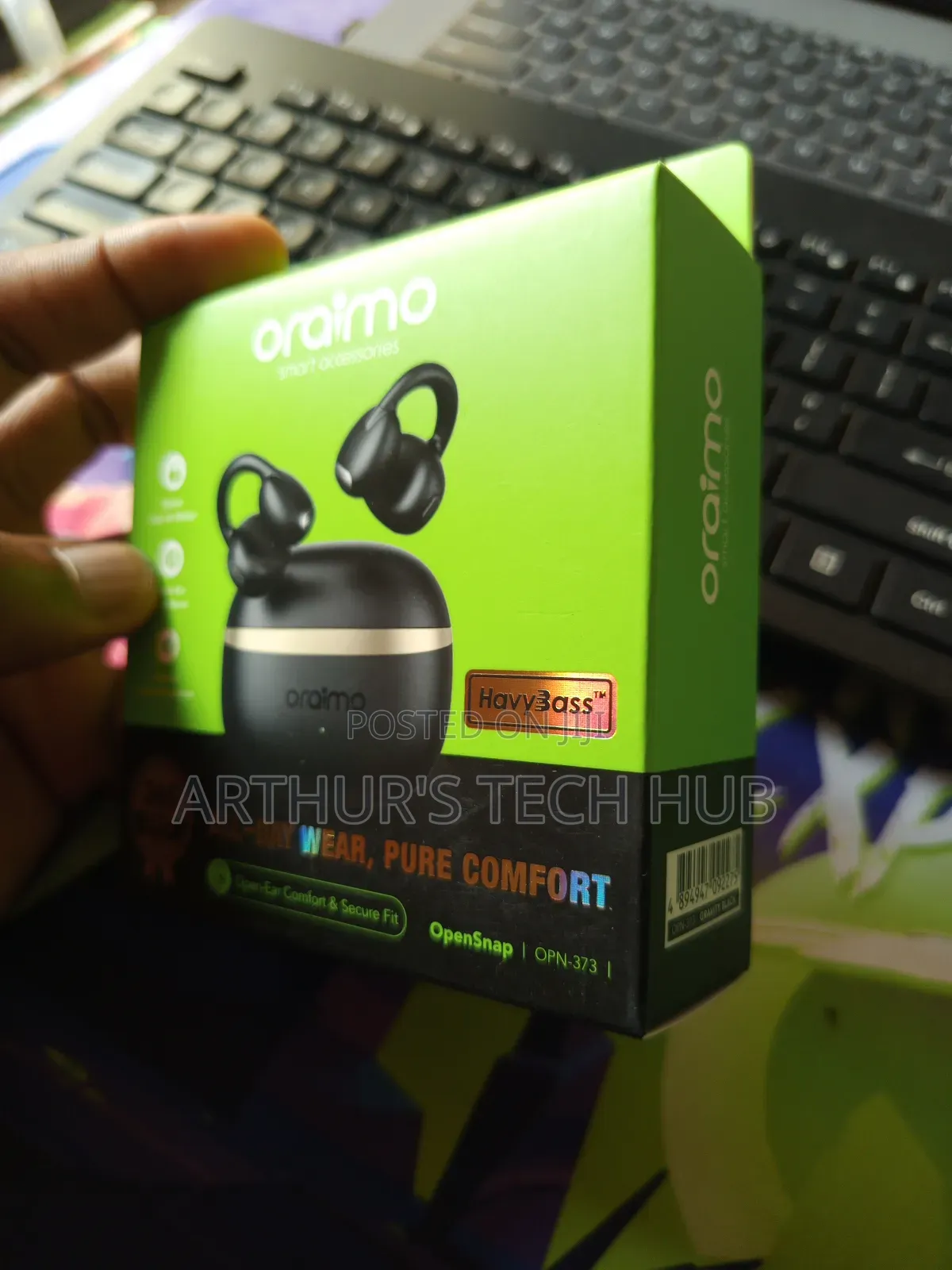Oraimo Open Snap - Black