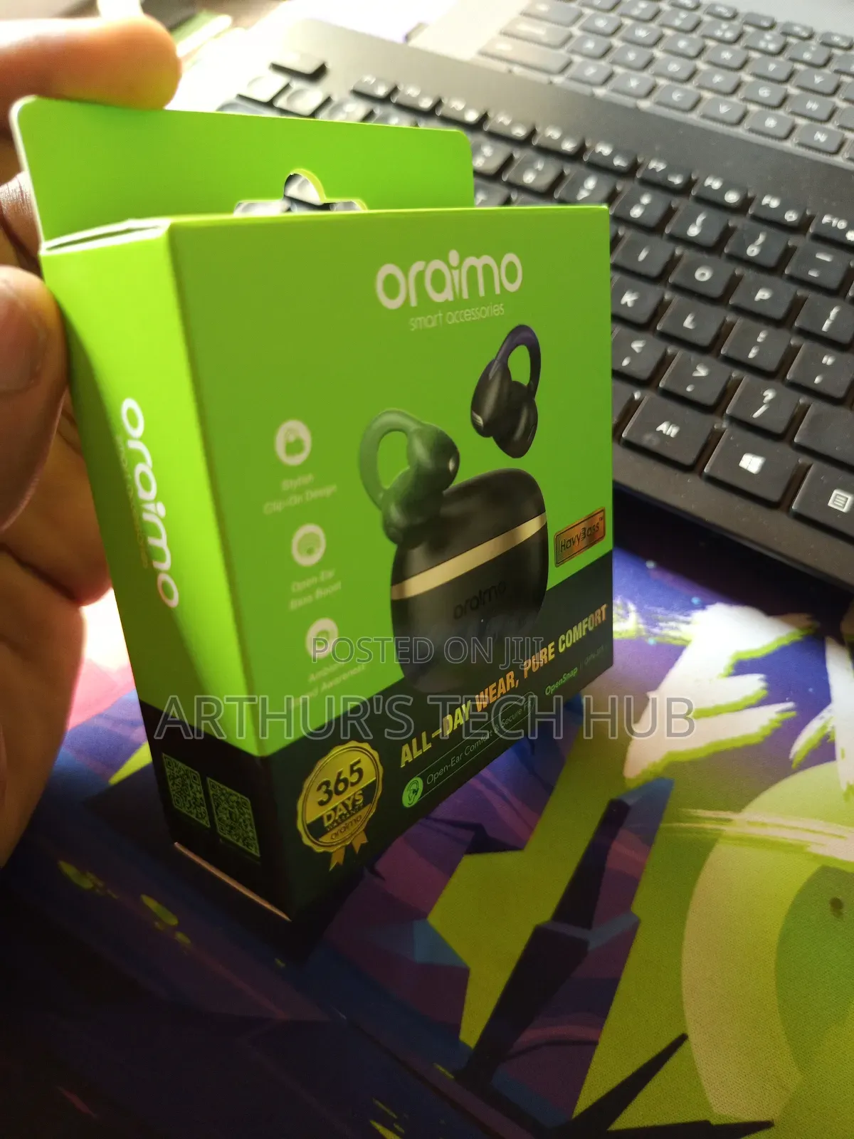 Oraimo Open Snap - Black