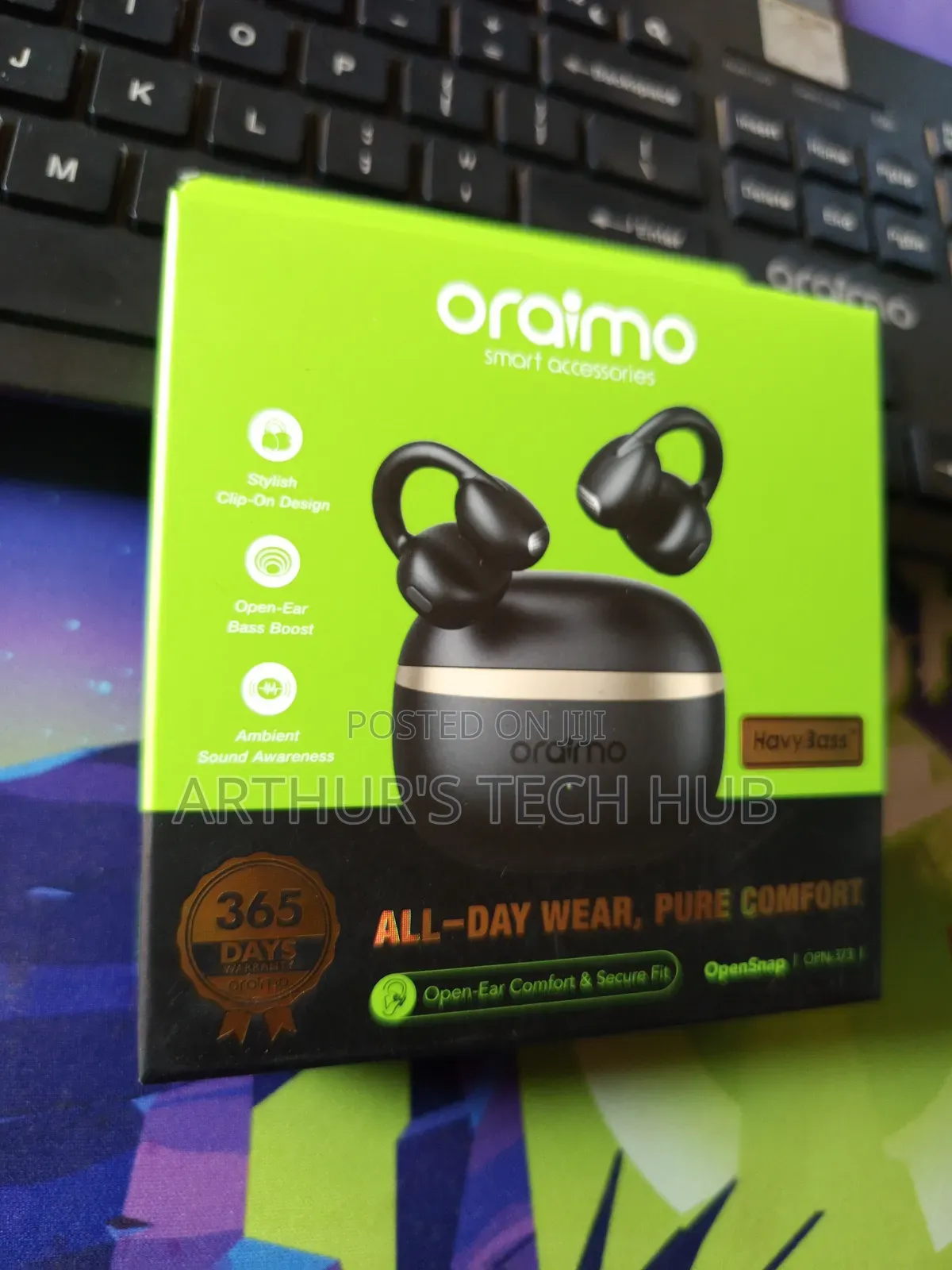 Oraimo Open Snap - Black