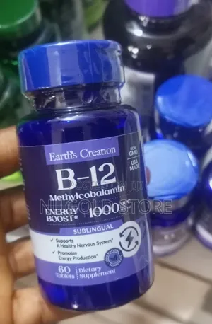 Earth Creation B12 (Methylcobalamin) 1000mcg *60 Tablets