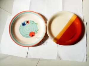Flat Breakable Plates (12 Pieces)