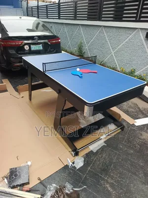 2in1 Snooker/Table Tennis Board With Full Accessories