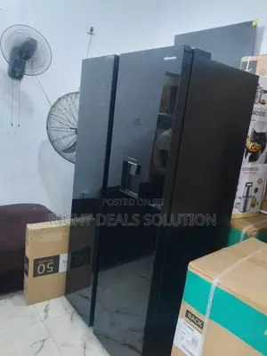 Hisense Inverter Refrigerator | Side-by-Side in Sophisticated Black