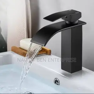 Black Basin Mixer Tap