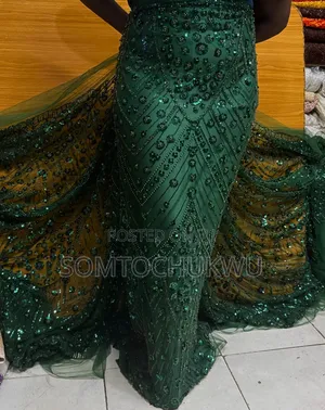 Hand Beaded Lace