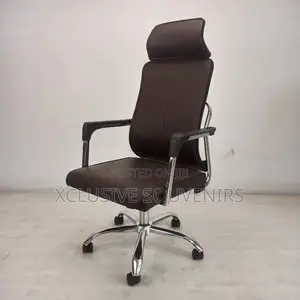 High-back Ergonomic Swivel Chair With Headrest & Adjustable Armrests