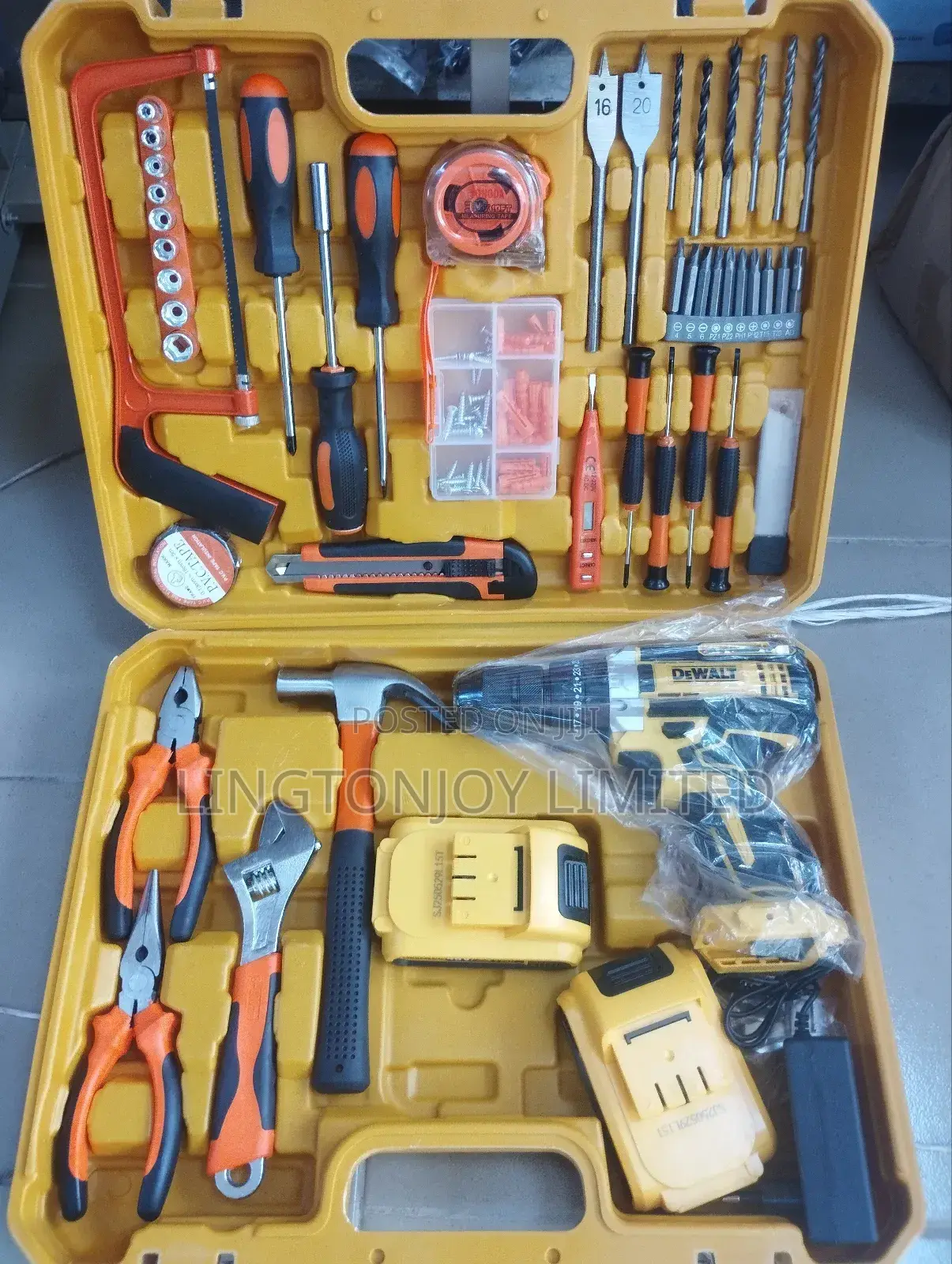 Tool Box With Drilling Machine