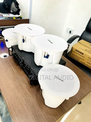 4 Bose and Amplifier Ceiling Speaker Setup
