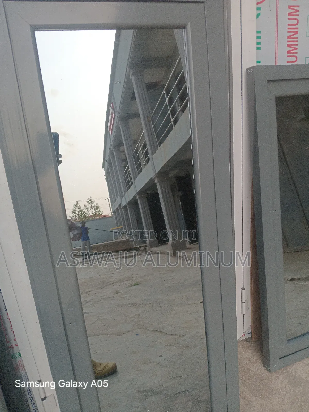 Gray Casement Window