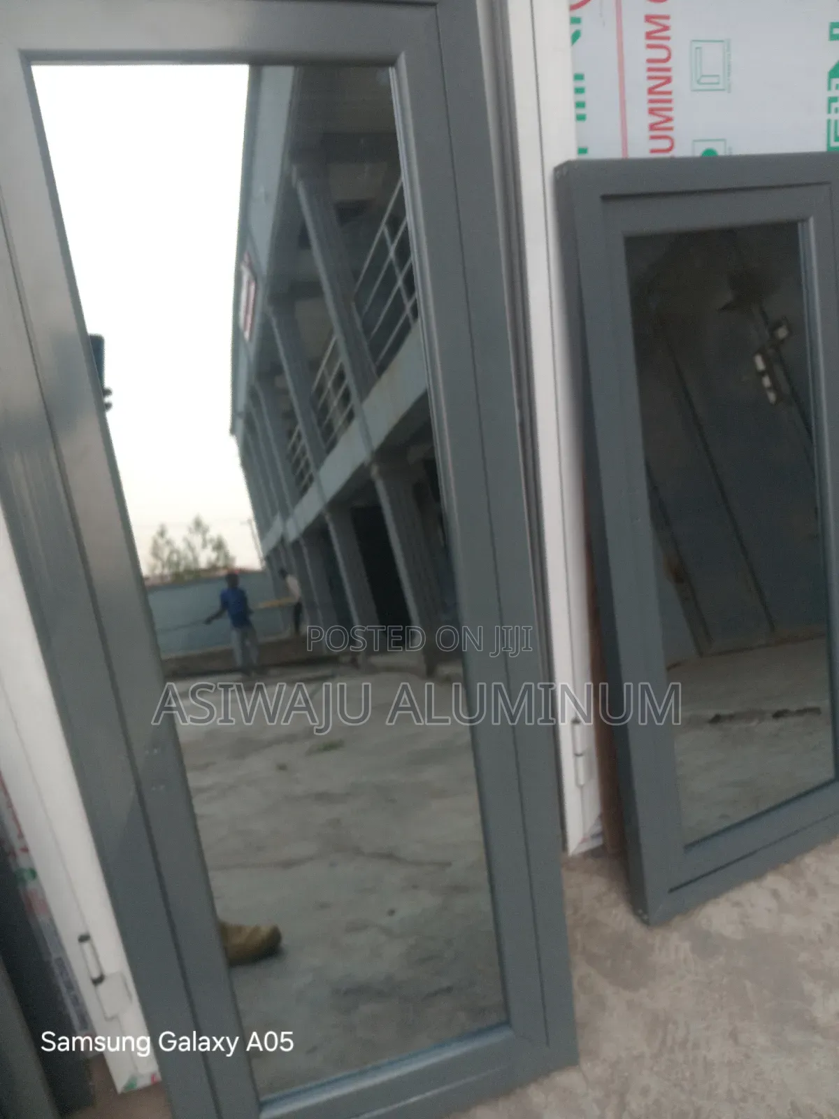 Gray Casement Window