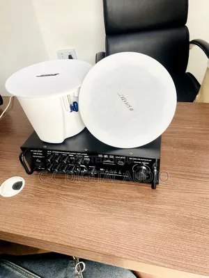 2 Bose and Amplifier Ceiling Speaker Setup