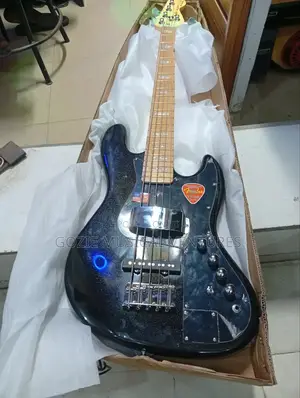 Five String Fender Squeir Jazz Bass Guitar