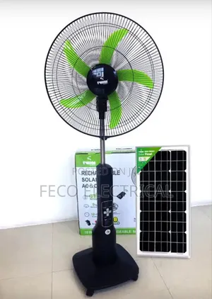 Solar Rechargeable Fan