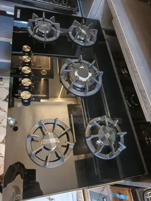 Original Bosch Cast Iron Built-in 5 Burners Gas Cooker Thickness Glass