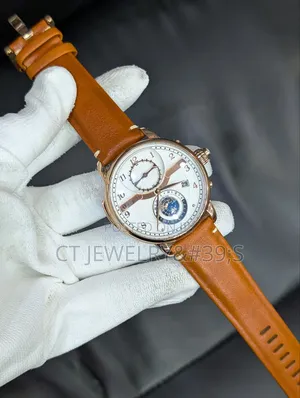 Mont Blanc Brown Leather Strap For Men's High Quality